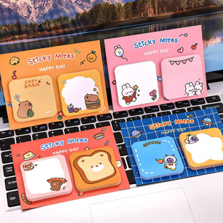 Set 60 tờ giấy note họa tiết hoạt hình dễ thương được chọn mẫu
