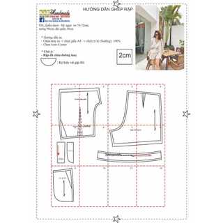 Rập giấy may quần short mã 926