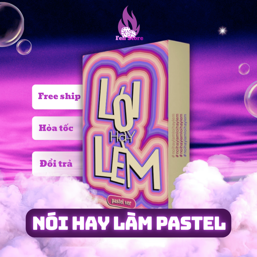 Bộ bài Lói Hay Lèm Pastel 30 lá thách hay thật dành cho các cặp đôi thú dị