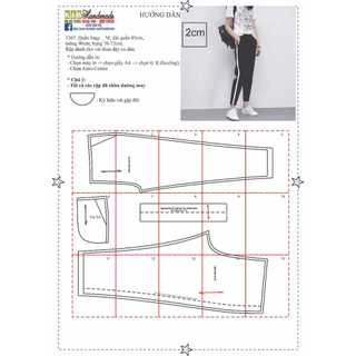 Rập quần thun bagy mã 1367