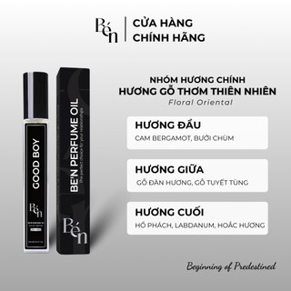 Tinh Dầu Nước Hoa Nam BÉN Good Boy Nam Tính, Lịch Lãm, Quyến Rũ, Mạnh Mẽ 10ml - Dạng Xịt