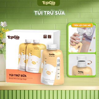 Túi trữ sữa có nắp TopGiaKids, túi trữ bảo quản sữa mẹ cao cấp, an toàn tiện lợi cho mẹ