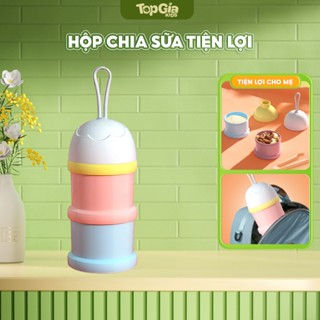 Hộp chia sữa bột TopGiaKids chia khẩu phần ăn cho bé, không chứa chất độc hại, tiện lợi