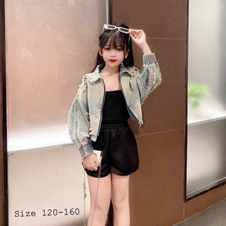  áo khoác jean bé gái 10-32kg nhà mộc baby store 