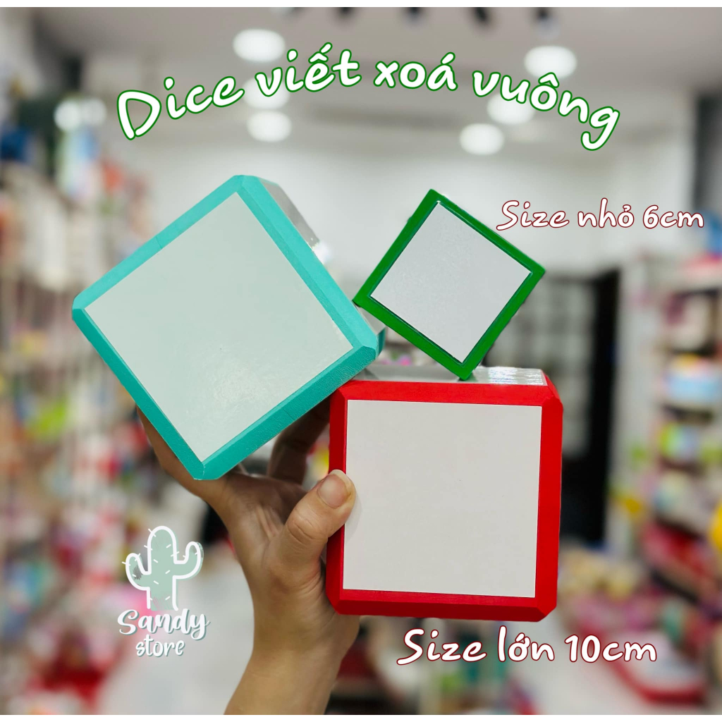[Giáo cụ Sandy] Xúc xắc viết chữ