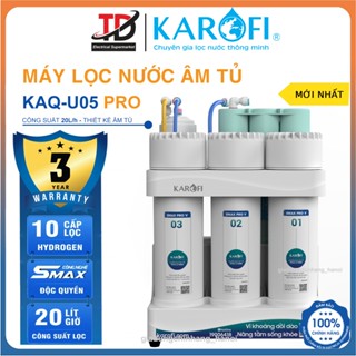 Máy Lọc Nước Karofi 10 Lõi KAQ-U05 PRO, Màng  RO Purifim Mỹ, Để Gầm Nhỏ Gọn, Hàng Chính Hãng