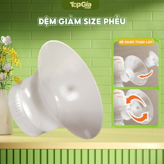 Đệm giảm size cho phễu TopGiaKids, cup không dây trong suốt êm ái size 24mm