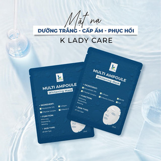 Combo 10 miếng mặt nạ cấp ẩm, dưỡng trắng da , phục hồi da k lady care
