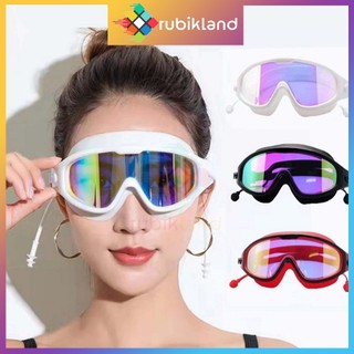 Kính bơi conquest 1018 tráng gương tráng thủy kẹp bịt tai chống uv chống mờ kiếng bơi lội