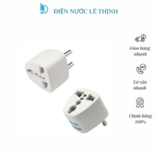 Ổ cắm chuyển đổi từ 3 chân sang 2 chân, phích cắm chuyển đổi tiện dụng, chống cháy