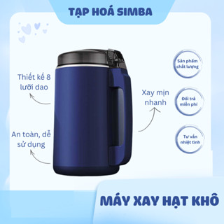 Máy Xay Hạt Khô Cầm Tay, Máy Chế Biến Thực Phẩm Thép Không Gỉ Nghiền Các Loại Hạt Ngũ Cốc - Tạp Hoá Simba