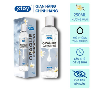 Gel bôi trơn quan hệ XTOY OPAQUE trắng đục, mô phỏng tinh trùng 250ml