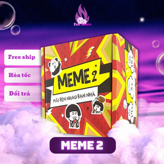 Bộ bài MEME 200 lá Quẩy Lên Bạn Êi, bộ boardgame lầy lội dành để chơi cùng bạn bè