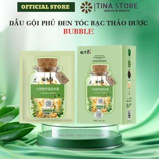 Dầu gội phủ bạc bubble, gội thảo dược đen tóc tự nhiên - tóc bạc hoá đen, đổi màu tóc hiệu quả