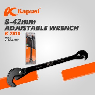 Cờ lê đa năng Kapusi mở ốc từ 8-42mm thuận tiện - Mỏ lết chính hãng Nhật Bản siêu bền