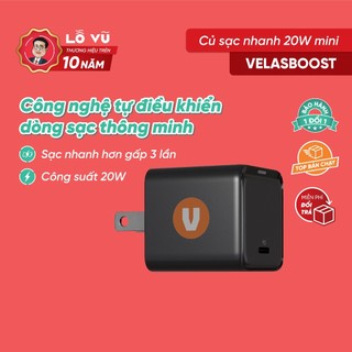Củ sạc nhanh Velasboost N93 20W cổng Type C - Nhỏ gọn