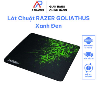 Lót chuột razer goliathus xanh đen, bàn di khâu viền 20x25x0.2cm