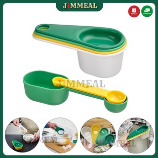 Bộ 4 thìa đong định lượng, cốc đong định lượng thực phẩm bột ikea uppfylld