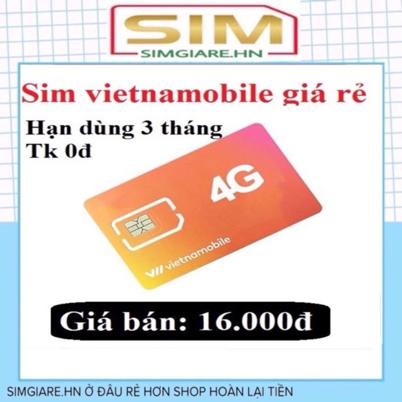 Sim Vietnamobile nhận mã code