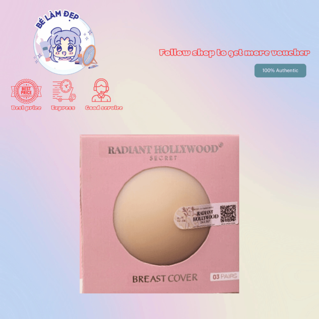 Miếng Dán Ngực Tự Nhiệt Tự Thân Radiant Hollywood Secret