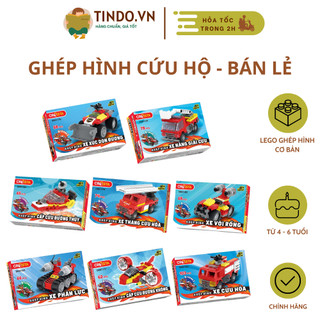 Đồ chơi duka - ghép hình lực lượng cứu hộ - lẻ tùy chọn