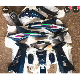 HONDA - DÀN ÁO CHO XE WAVE ALPHA MÀU XANH LỤC ĐỜI ĐẦU ZIN - VJC SÀI GÒN