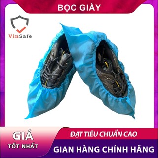 (GIÁ SỈ TỪ 100 ĐÔI) Bọc giày phòng sạch chống tĩnh điện, vải không dệt, chống trơn trượt