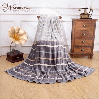 Chăn tuyết Nhật Bản NISHIKAWA cao cấp 2x2m2 siêu mềm mịn hoa tiết sang trọng
