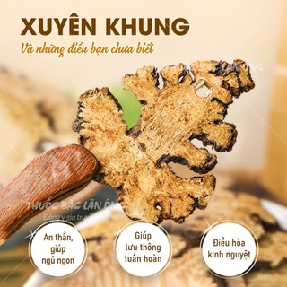 Xuyên khung khô 100g, thái lát, thơm, sạch - Lãn Ông