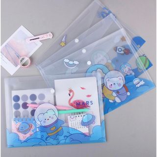 [Quà tặng mới] Bì nút hoạt hình A4