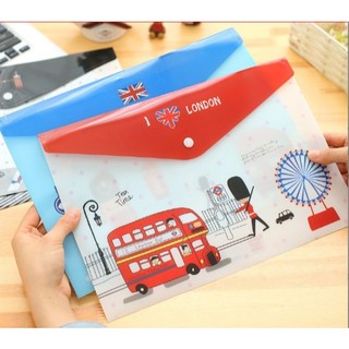 [Quà tặng mới] Bì nút hoạt hình A4