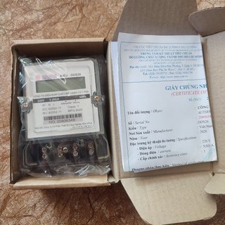 Công tơ điện tử xoay chiều 1 pha EVN (Có kiểm định)