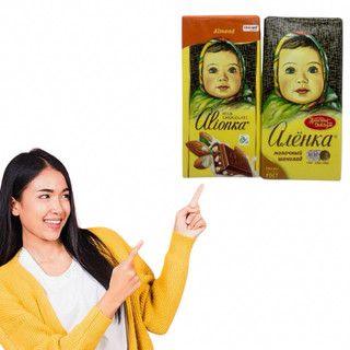 Socola em bé 90g , socola sữa Alionka Nga