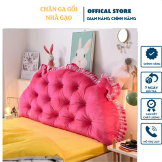 Gối tựa đầu giường , đệm kê dầu giường mẫu hoàng gia đính đá cao cấp