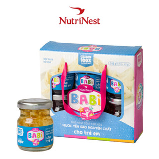 Lốc 6 Hũ Nước Yến Sào Cho Trẻ Em Babi Bird - NUTRINEST - (6 hũ x 42g)