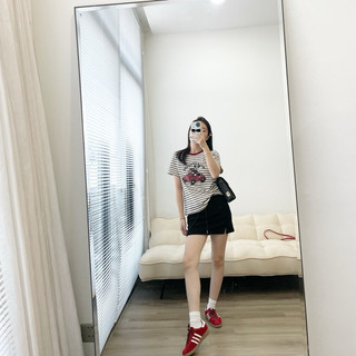CHÂN VÁY COTTON XẺ ĐÙI ĐEN