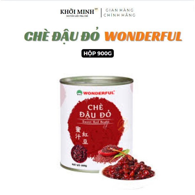 Chè Đậu Đỏ Wonderful (Hộp 820g)