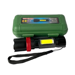 Đèn pin siêu sáng Raybow mini nhỏ gọn, kim loại nhuôm, 2 loại đèn xpe và cob,siêu sáng,sạc cổng usb 5v.