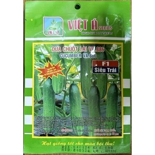   10gram = 400-420 hạt  Hạt Giống Dưa Chuột Lai F1 VA.886 siêu trái 