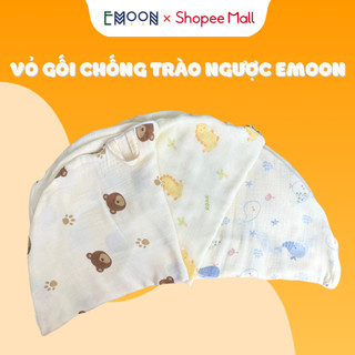 Vỏ gối chống trào ngược Emoon chất liệu Muslin dùng để thay thế cao cấp kích thớc 72x72cm