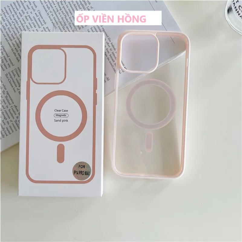Ốp lưng iphone 16/15/14/13/12/11/Pro/Max/Plus/Xs/X/XR/7/8 trong suốt, từ tính, hỗ trợ sạc không dây | BigBuy360 - bigbuy360.vn