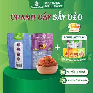  Chanh dây sấy dẻo thượng hạng túi lớn 454g Nonglamfood | Quà tặng cao cấp