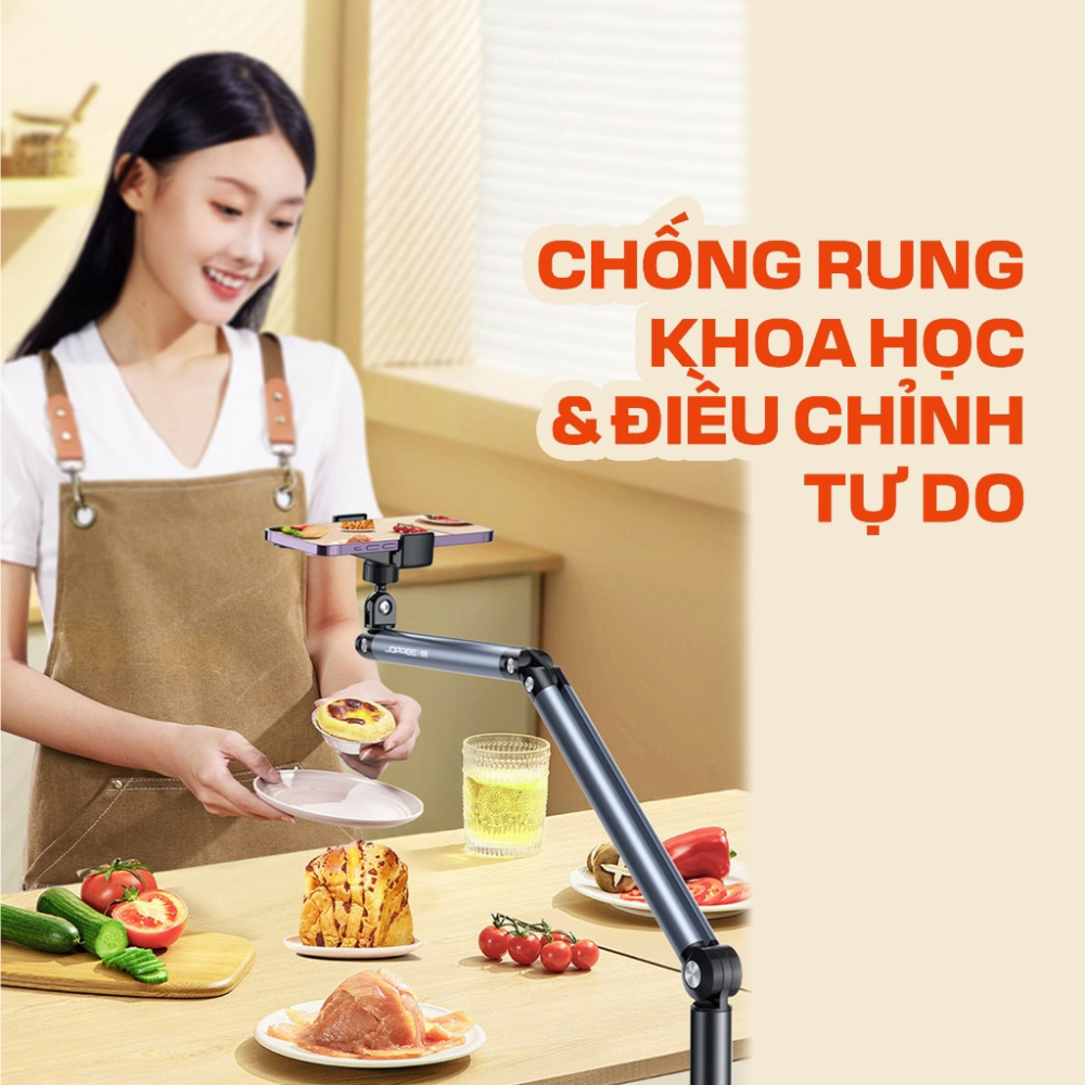 Giá đỡ Điện thoại cao cấp xoay 360 L0X3 HULAKO livestream,quay chụp sản phẩm,hỗ trợ làm vlog,quay nấu ăn, review, selfie | BigBuy360 - bigbuy360.vn