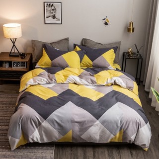 Bộ chăn ga và vỏ gối cotton poly 4 món bo chun đủ size giường nệm (vỏ chưa kèm ruột chăn, ruột gối)