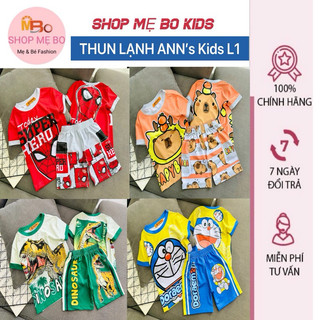 Đồ bộ bé trai- Đồ bộ HOẠT HÌNH SIÊU NHÂN KHỦNG LONG 3D Thun Lạnh cực ngầu