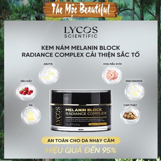 Kem Nám Đêm MELANIN BLOCK LYCOS, Kem Nám Lycos: giảm thâm nám tàn nhang, dưỡng trắng da