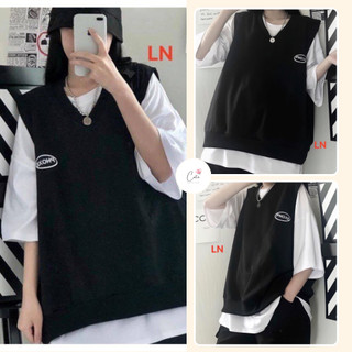 Áo thun Gile nữ Phoxe form rộng - áo gile Ulzzang nữ dáng rộng SIÊU HOT