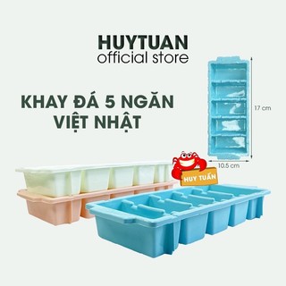 KHAY LÀM ĐÁ VIỆT NHẬT 6,12 Ô CÓ NẮP ĐẬY CHẤT LIỆU KHÔNG ĐỘC HẠI, ĐỄ DÀNG LẤY ĐÁ RA KHỎI KHAY