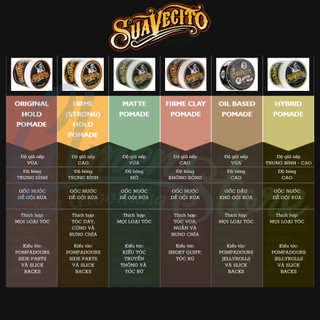 Pomade tạo kiểu tóc Suavecito Oil Based Pomade - 85g