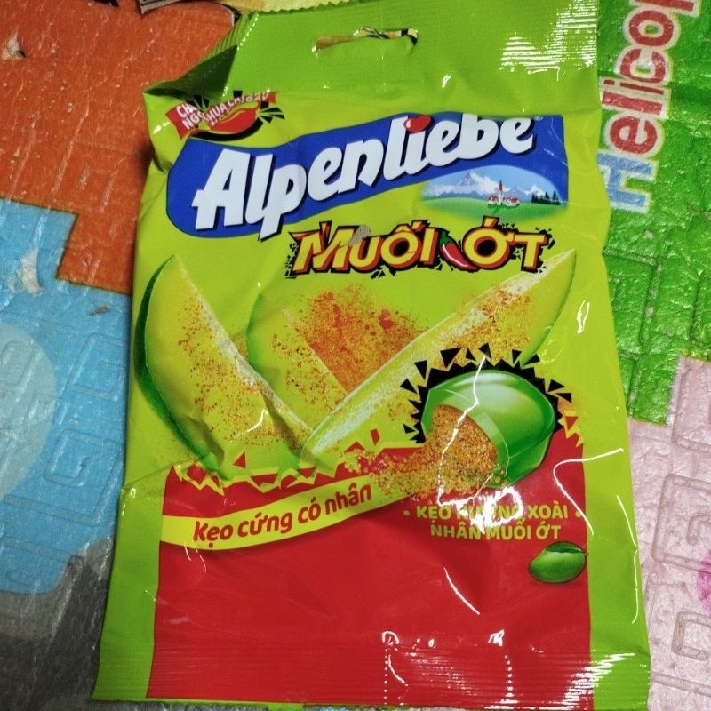 3 gói Kẹo Alpenliebe muối ớt gói 84gam